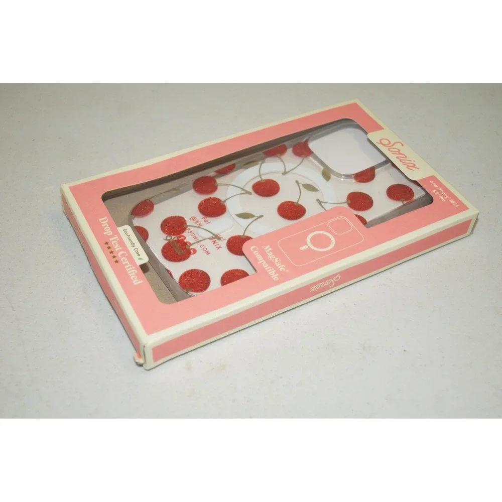 Sonix iPhone 16 Pro Case MagSafe Cherry On Top Glitter 6.3 Inch 2024 New